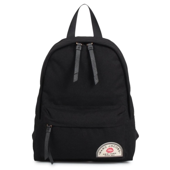 Marc Jacobs Collegiate Nylon Black Medium Backpack - Picture 1 of 13